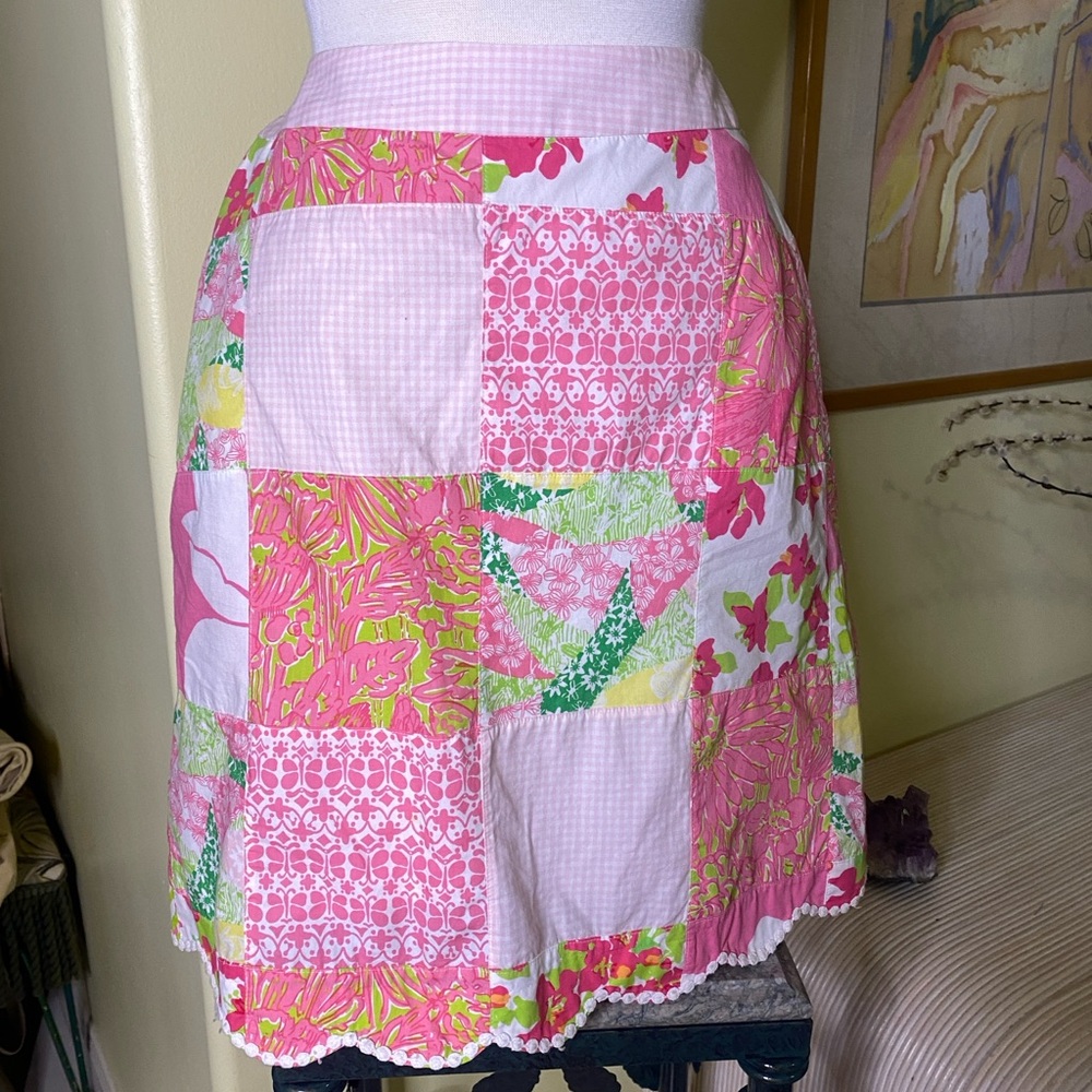 Lilly Pulitzer Patchwork Pink Skirt